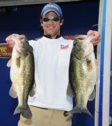 In second place in the Co-angler Division is Alex Posey of Roswell, Ga., with a limit weighing 22 pounds, 15 ounces.