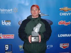 Bradley Smith of St. Jacob, Ill., won the Co-angler Division of the March 5 BFL LBL Division tournament on Kentucky-Barkley lakes to $2,140.