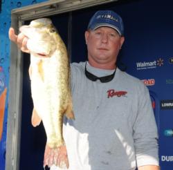 In second place is Lake Eufaula local powerhouse Ryan Ingram of Phenix City, Ala., with five bass weighing 17 pounds, 2 ounces.