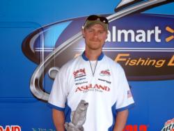 Brad Wharton of Barnesville, Ohio, earned $1,897 as the Co-angler Division winner in the May 7 BFL Buckeye event.