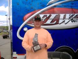 Chance Hebert of Duluth, Ga., earned $2,000 as co-angler winner of the May 14 BFL Bulldog event.
