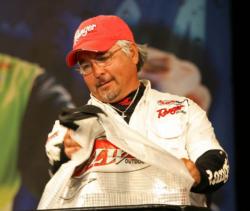 Second-place pro Lloyd Pickett said that fishing deeper than most was essential for him on day one.