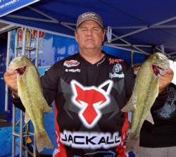 JR Wright of Truckee, Calif., sits in fifth place in the Co-angler Division after day two.
