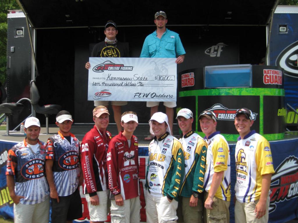 Image for Kennesaw State University wins College Fishing Southeast Division event on Pickwick Lake