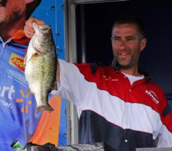 Second-place pro Aaron Wessels had the day