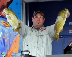 This pair of hefty smallmouth helped lift Thomas Lavictoire Jr into fifth place.