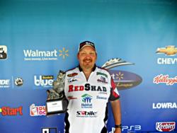 Rod Yoder of West Lafayette, Ind., earned $1,963 as co-angler winner of the June 25 BFL Hoosier event.