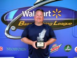 Kenneth Adams Jr. of Gaines, Mich., earned $1,709 as the co-angler winner of the July 9 BFL Michigan event.