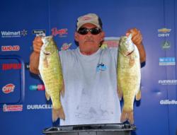Dropshotting gobies led Chuck Hasty to the co-angler top spot.