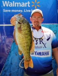 Fourth-place pro Michael Trombly got five bites and caught them all on day two.