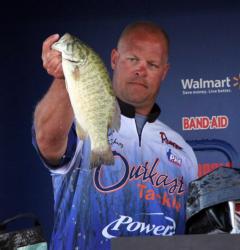 Day two leader Todd Schmitz found his top spots short of big fish on day three.