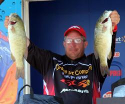 Sacking up the largest co-angler catch of day three propelled Brian Somrek from 10th place into third.