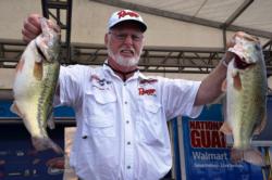 Joseph Ellis Sr., of Cincinnati, Ohio, finished the Pickwick Lake event in third place with a total catch of 40 pounds, 14 ounces.