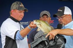 Day-two co-angler leader Nicolas Supik slipped to fourth on day three.