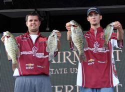 After catching a couple of keepers shallow, Fairmont State University