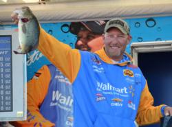 Wesley Strader finished in fifth place after catching a 17-pound, 13-ounce limit Sunday.