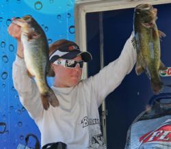 The youngest angler in the final round, 17-year-old Travis Bounds took second place on Clear Lake.