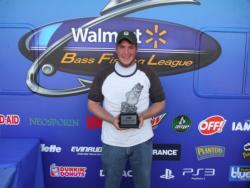 Co-angler Nathan Nichols of Shelby Township, Mich., used a total catch of 39 pounds, 1 ounce to win the two-day BFL Super Tournament on the St. Clair River. For his efforts, Nichols took home over $2,000 in winnings. 