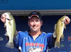 Top co-angler Robert Nosbisch carries a lead of just 6 ounces into day three.