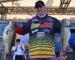 Second-place pro Robert Behrle caught a 24-pound, 3-ounce limit Saturday.