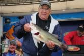 Doug Caldwell of Kane, Pa., boated the big fish of the day in the Co-angler Division weighing 5 pounds, 14 ounces, which helped put him in third place with a two-day total of 25 pounds, 7 ounces.