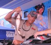 Keith Fels of Ocala, Fla., caught a closing round limit of 17 pounds, 15 ounces to finish third with a three-day total of 55 pounds, 10 ounces.
