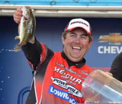 Despite catching a small limit Sunday, John Cox retained his second-place position on the leaderboard, earning $35,000.
