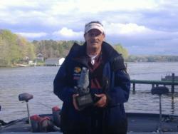 Ralph Taylor of Rockville, Va., won the Co-angler Division after netting a total catch of 15 pounds, 7 ounces at the March 24 Walmart BFL Shenandoah Division event on Lake Gaston. Taylor took home nearly $2,300 win prize money.