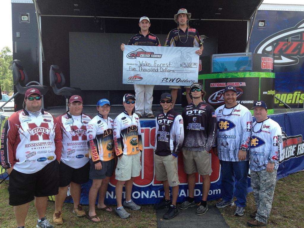 Image for Wake Forest University wins FLW College Fishing event on Lake Seminole