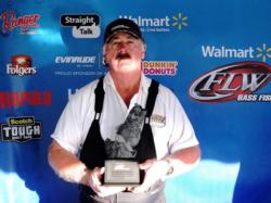 Jimmy Flanagan of Kingston, Tenn., took first place in the Co-angler Division at the March 24 Walmart BFL Volunteer Division event at Lake Chickamauga. Flanagan used a total catch of 20 pounds, 8 ounces to net over $2,000 in prize money.