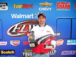 Zack Ryals of Alexander, Ark., won first place on the Co-angler side at the April 14 Walmart BFL Arkie Division event on DeGray Lake with only four fish that weighed 10 pounds, 8 ounces. For his efforts Ryals took home nearly $4,000 in prize money.