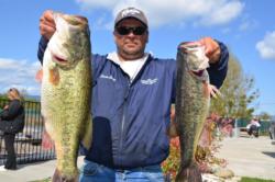 Using a total catch of 24 pounds, 4 ounces, Kevin Gray of Hermiston, Ore., snared the overall lead in the Co-angler Division.
