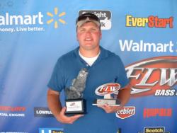 Co-angler Chad Johnson of Sparta, Tenn., took the title in the April 28 Music City Division event on Lake Barkley with a weight of 17 pounds, 8 ounces. Johnson took home just under $1,500 in prize money. 