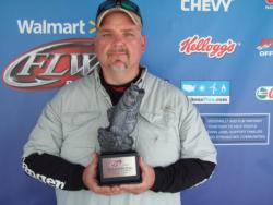 Todd Stopher of London, Ky., won the co-angler title at the May 5 Mountain Division event on Laurel Lake with a total weight of 11 pounds, 7 ounces. Stopher took home almost $2,000 in winnings. 