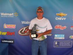Wesley Potter of Colcord, Okla., won the co-angler side of the May 5 Okie Division event on Fort Gibson Lake with a total weight of 15 pounds, 7 ounces. Potter was awarded close to $1,900 in prize money. 