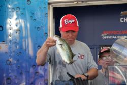 Bobby Drinnon, of Rogersville, Tenn. finished second on the Potomac River.
