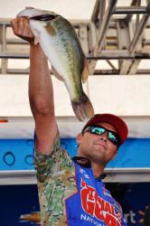 National Guard pro Justin Lucas rebounded from a 90th-place finish on day one to capture second place overall in the finals of the FLW Tour event on the Potomac River.