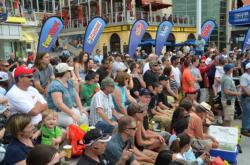 A packed crowd was on hand to witness day-four weigh-in at National Harbor.