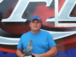 Kris Kordenbrock of Covington, Ky., won the co-angler title at the June 2 Mountain Division event on the Barren River with a total weight of 14 pounds, 14 ounces. He took home a check for just under $2,000. 