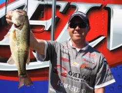 Casey Martin enjoys a 7-pound lead atop the Co-angler Division with his opening-round haul of 37 pounds, 9 ounces.