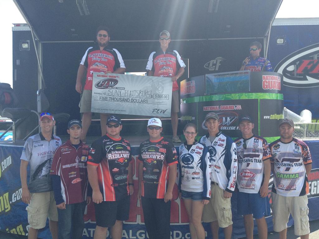 Image for SUNY-Plattsburgh wins College Fishing Northern Conference event On Lake Champlain