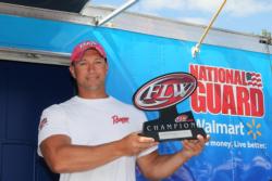 Co-angler winner Edward Pecore fished with Florida pro JT Kenney, who also won the pro title.