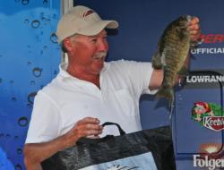  Second-place co-angler Carl Alexander caught his fish on frogs, Senkos and flipping baits.