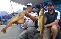 Mercury pro Danny Plautz weighed 26 pounds, 9 ounces, on day two boosting his overall total to 50 pounds.