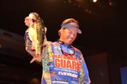 National Guard pro and defending Forrest Wood Cup champion Scott Martin now sits in third place overall heading into Saturday