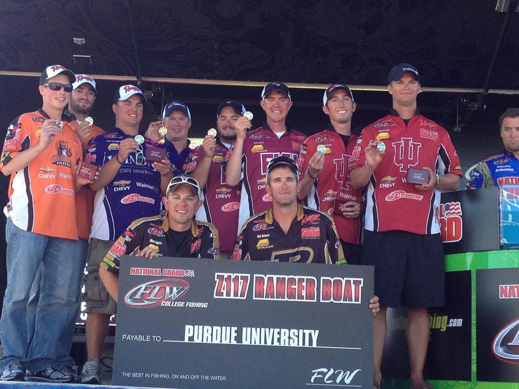 Image for Purdue University wins National Guard FLW College Fishing Central Conference Championship