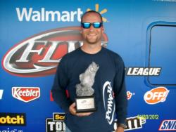 Co-angler Brennon Binkley of Nashville, Tenn., won the Sept. 15-16 Super Tournament for the LBL Division on Lake Barkley with a total weight of 32 pounds, 4 ounces. Binkley walked away with over $2,700 in prize money. 