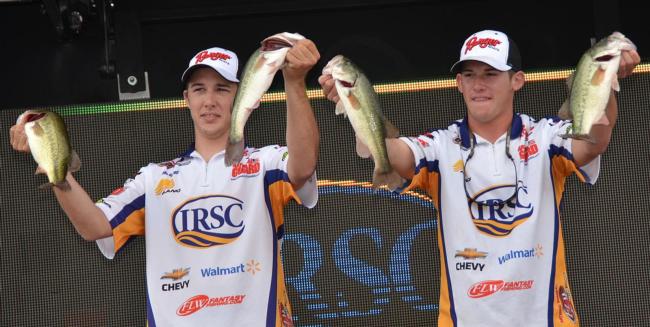 IRSC anglers Kyle Monti and Mike Cornell finished the Southeast Conference Championship in fourth place.