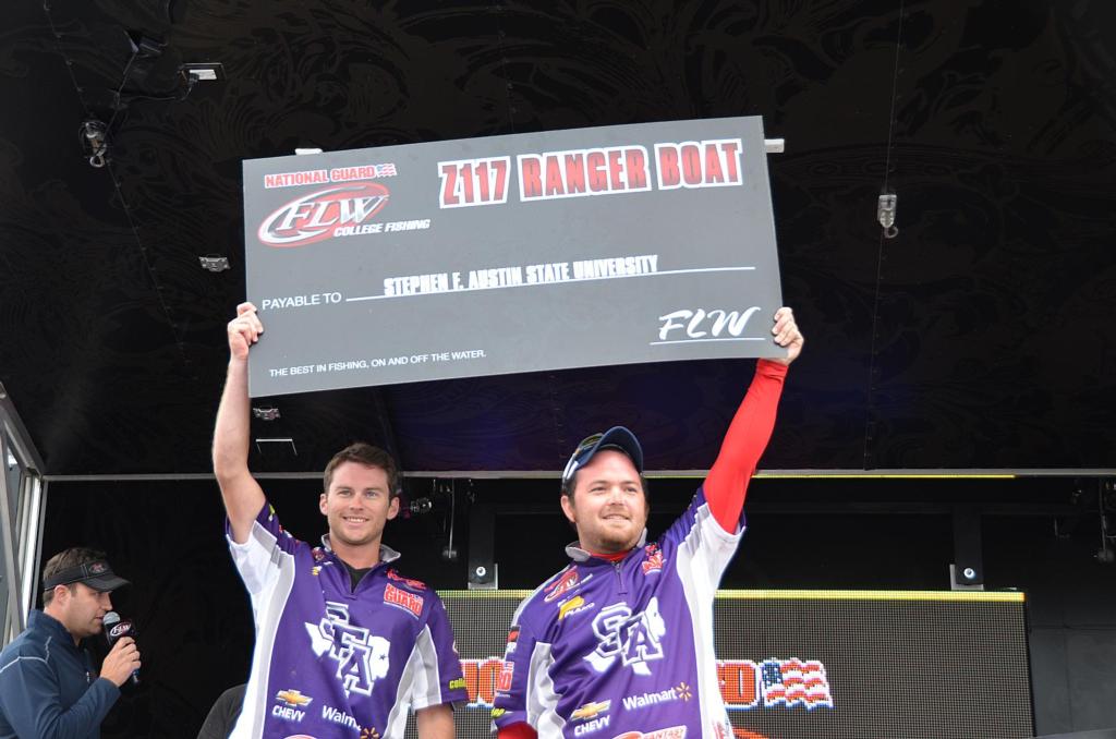 Image for Stephen F. Austin wins FLW College Fishing Southern Conference Championship on Lake Dardanelle