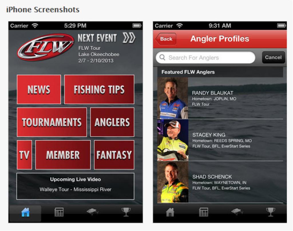 FLW Tournament Bass Fishing app now available for IPhone, Android